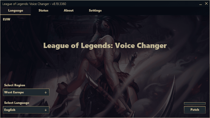 League of Legends Voice Patcher