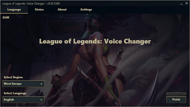 League of Legends Voice Patcher